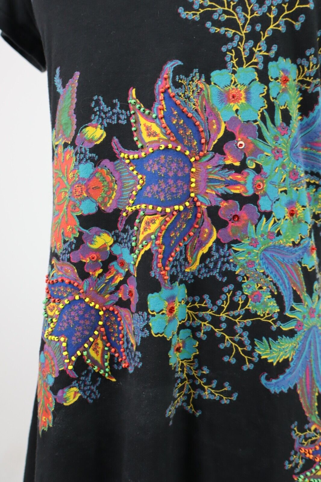 DESIGUAL VESTITO ABITO DONNA TG. S WOMAN CASUAL VINTAGE DRESS