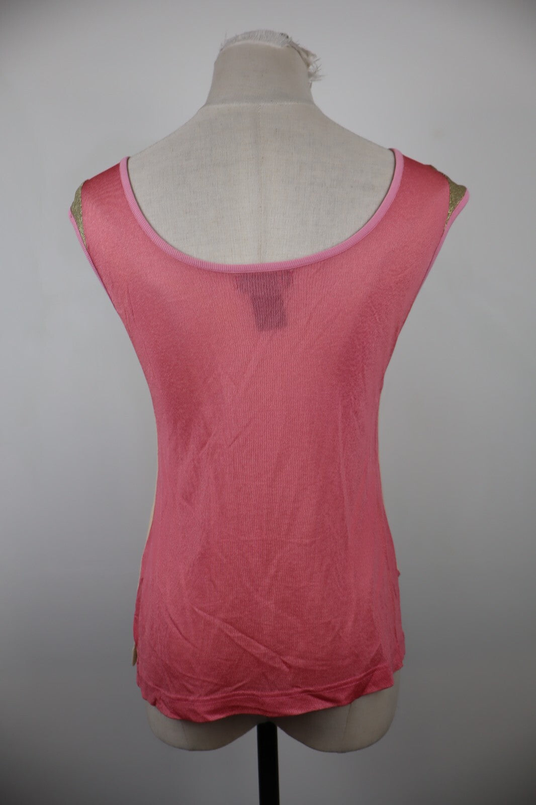 CUSTO BARCELONA CANOTTA MAGLIA DONNA M WOMAN CASUAL VINTAGE T-SHIRT TOP MEXICO