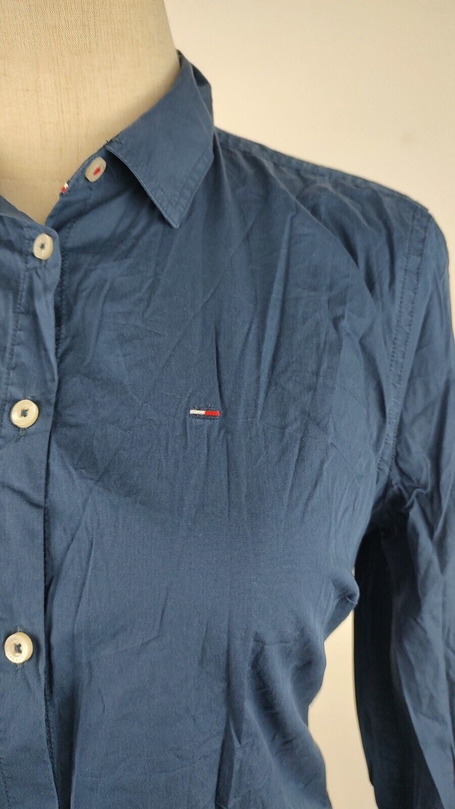 TOMMY HILFIGER CAMICIA DONNA TG. S WOMAN SHIRT CASUAL VINTAGE