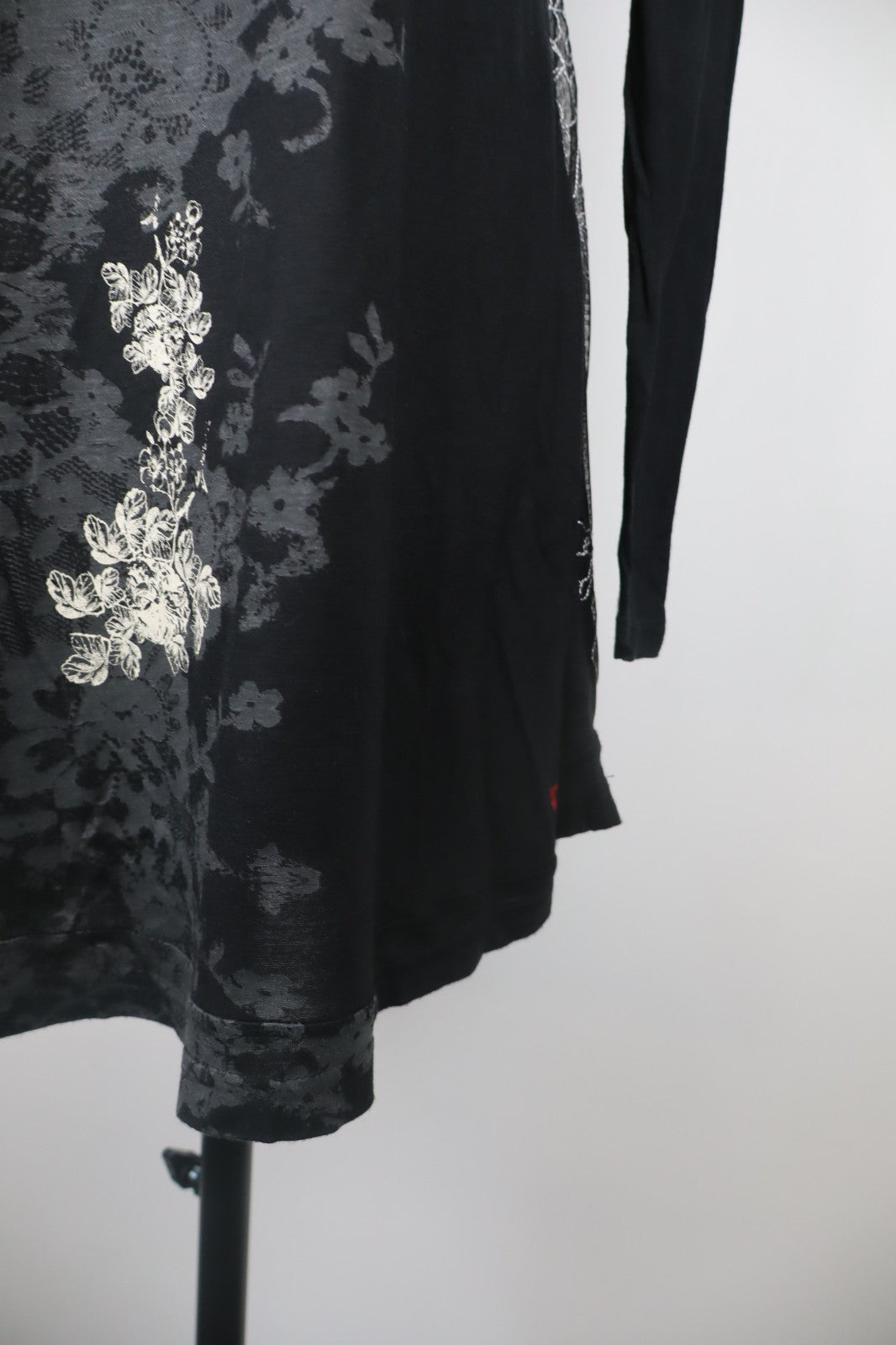 DESIGUAL VESTITO DONNA TG. 2XL WOMAN CASUAL VINTAGE DRESS ABITO MANICA LUNGA