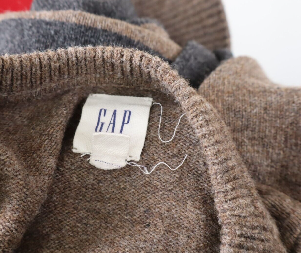 GAP MAGLIONE MAGLIA UOMO Tg. S MAN SWEATER CASUAL VINTAGE LANA WOOL