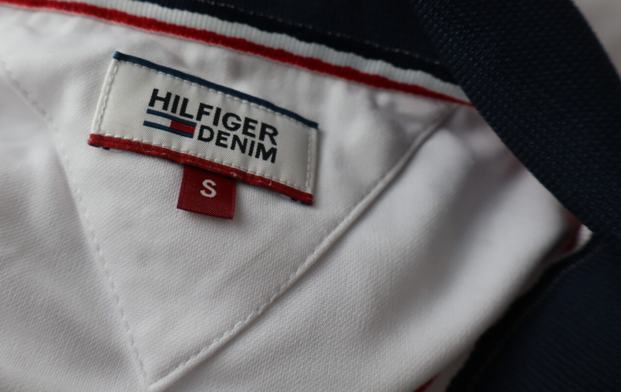 TOMMY HILFIGER DENIM POLO MAGLIA DONNA COTONE TG. S WOMAN SHIRT CASUAL VINTAGE