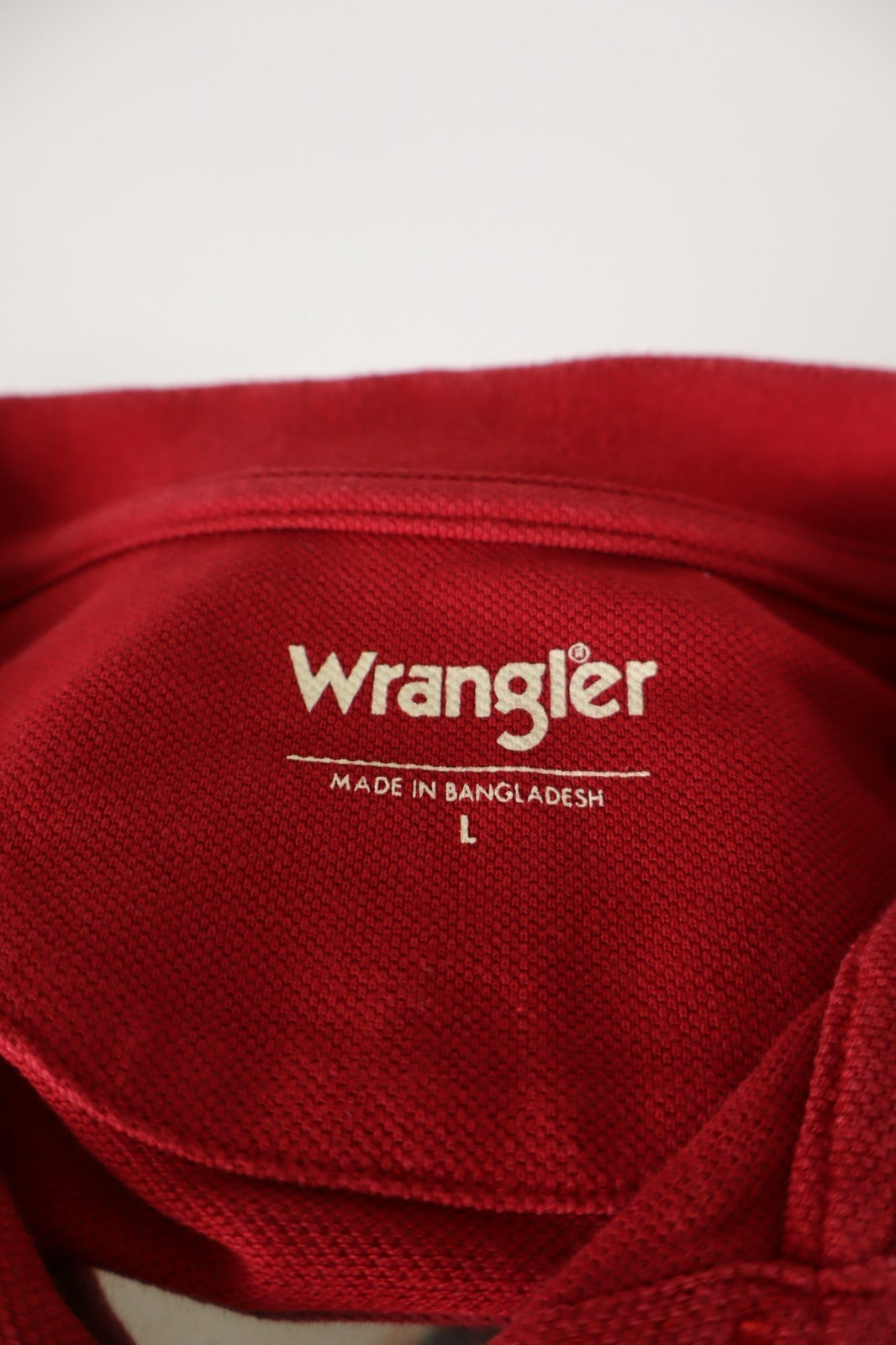 WRANGLER MAGLIA POLO UOMO TG. L MAN T-SHIRT CASUAL VINTAGE COTONE