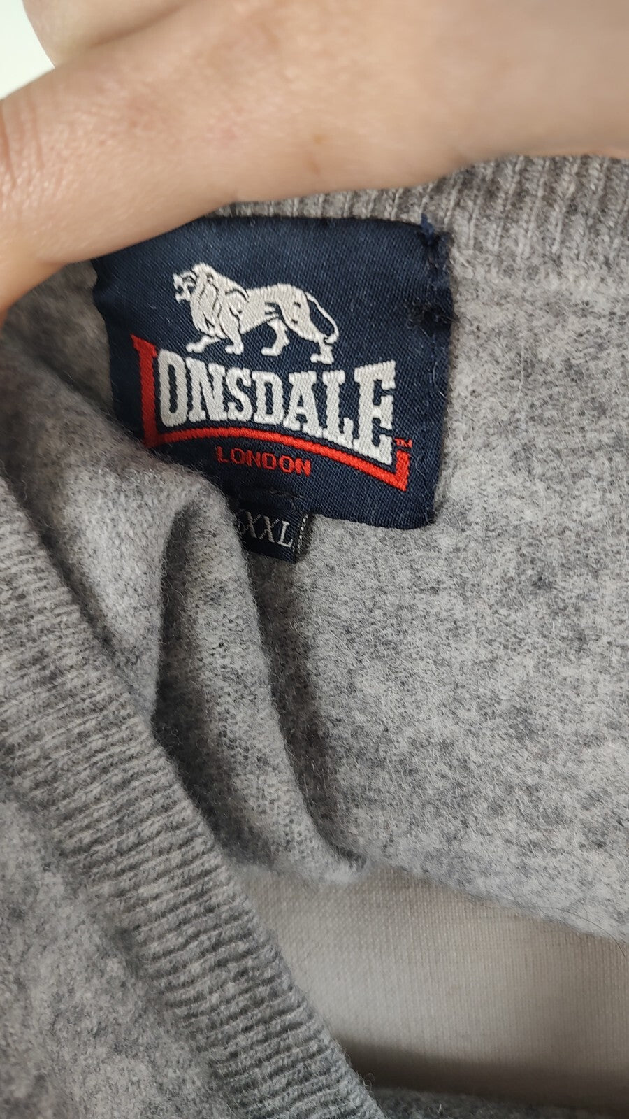 LONSDALE MAGLIONE UOMO Tg. 2XL MAN SWEATER CASUAL VINTAGE LANA