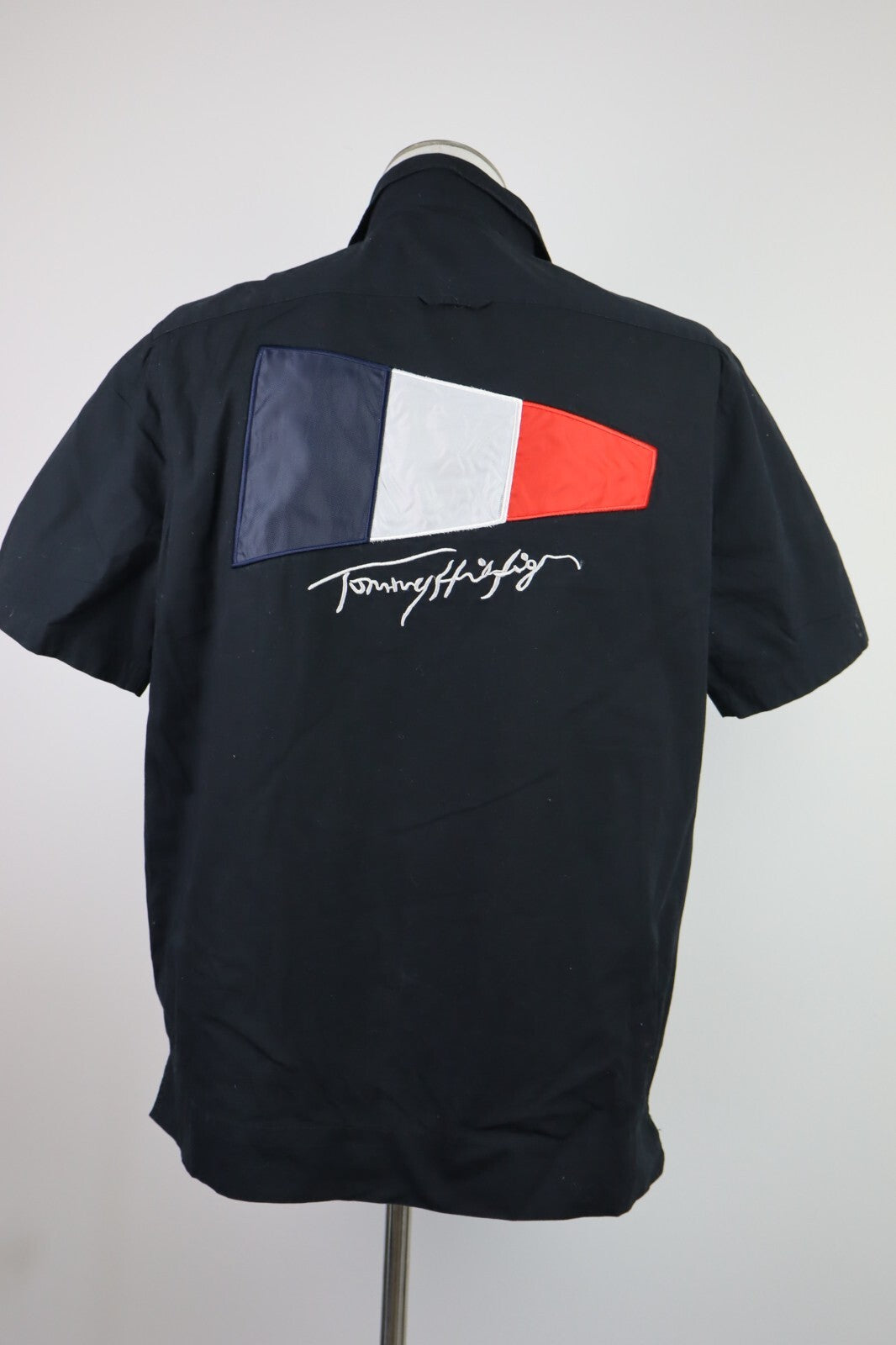 TOMMY HILFIGER CAMICIA UOMO TG. XL MAN CASUAL SHIRT VINTAGE SHIRT COTONE