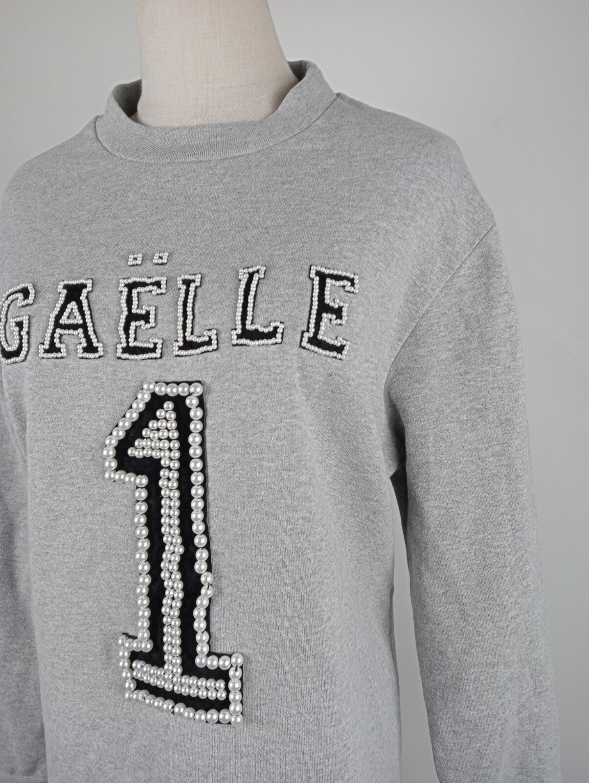 GAELLE FELPA MAGLIA DONNA Tg 2 WOMEN CASUAL VINTAGE SPORT SWEATSHIRT