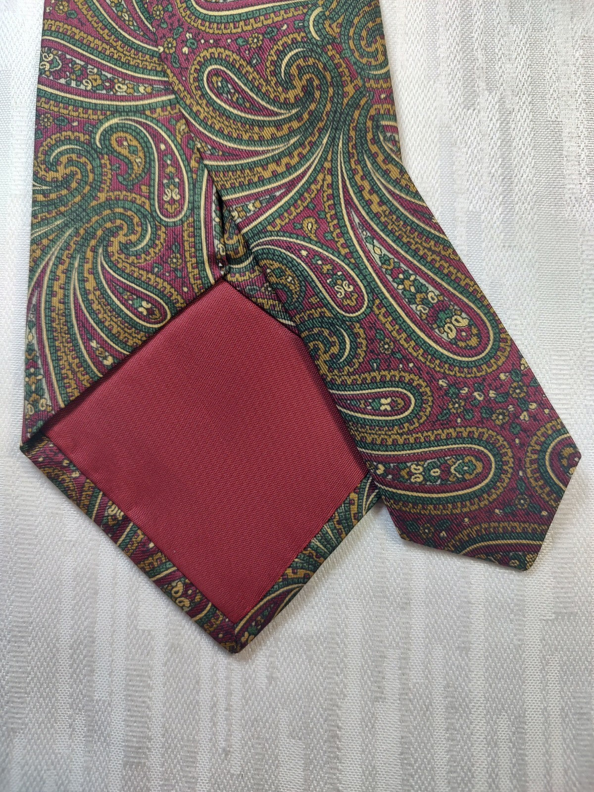 TRUSSARDI 100% SILK TIE SETA CRAVATTA NECKTIE MADE IN ITALY CLASSIC