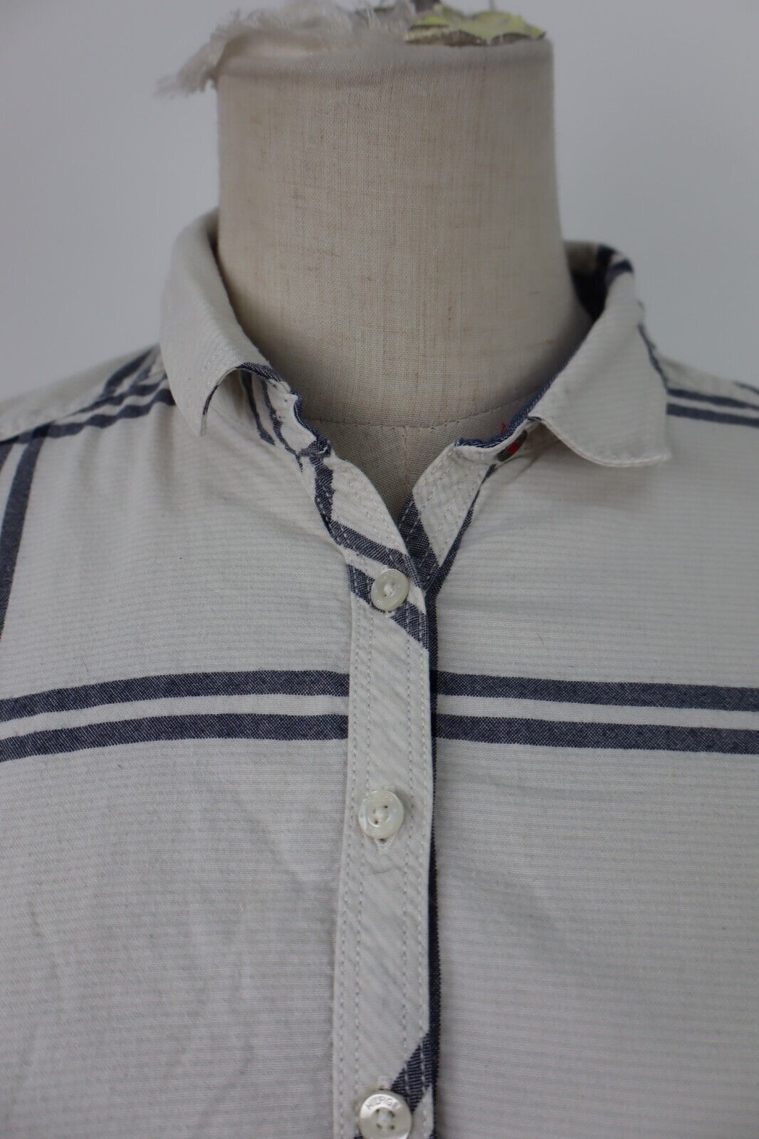 TOMMY HILFIGER CAMICIA DONNA TG. XS WOMAN SHIRT CASUAL VINTAGE COTONE