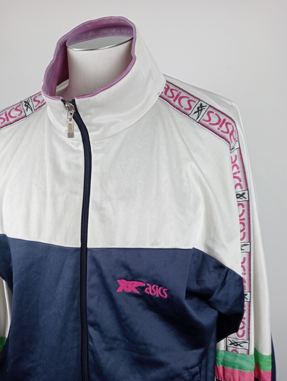 ASICS GIACCA SPORTIVA UOMO Tg. 56 MAN VINTAGE CASUAL SPORT JACKET