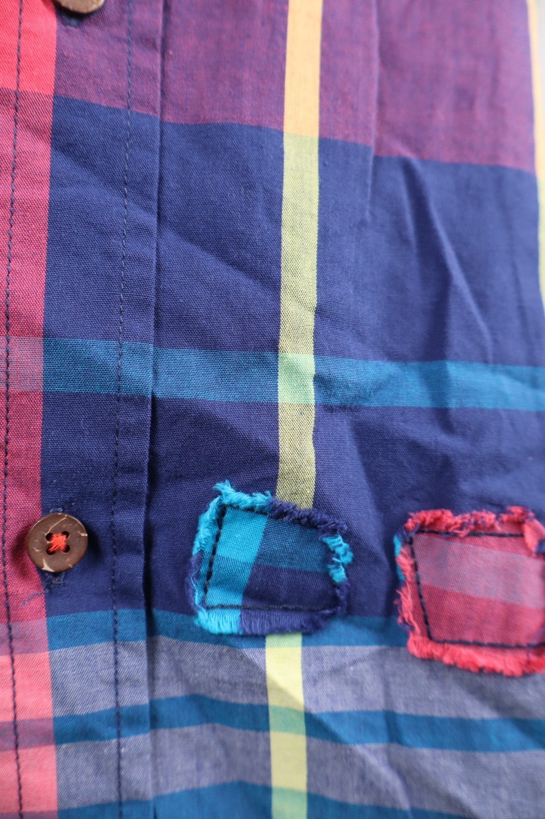 DESIGUAL CAMICIA UOMO TG. XL  MAN CASUAL VINTAGE SHIRT MAN COTONE COTTON LOGO