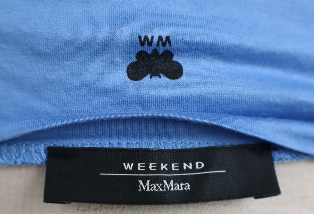 MAX MARA WEEKEND MAGLIA COTONE DONNA TG. S WOMAN CASUAL VINTAGE  T-SHIRT COTTON