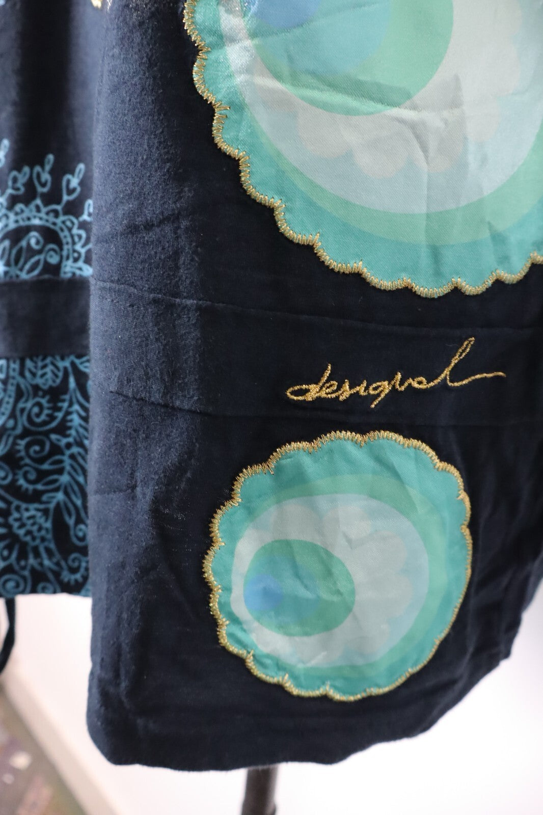 DESIGUAL MAGLIA DONNA TG. XL WOMAN CASUAL VINTAGE T-SHIRT TOP COTONE