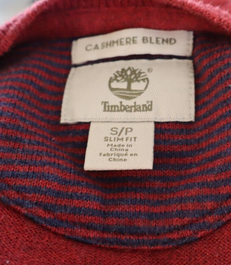 TIMBERLAND MAGLIONE COTONE CASHMERE VINTAGE UOMO Tg. S MAN SWEATER CASUAL