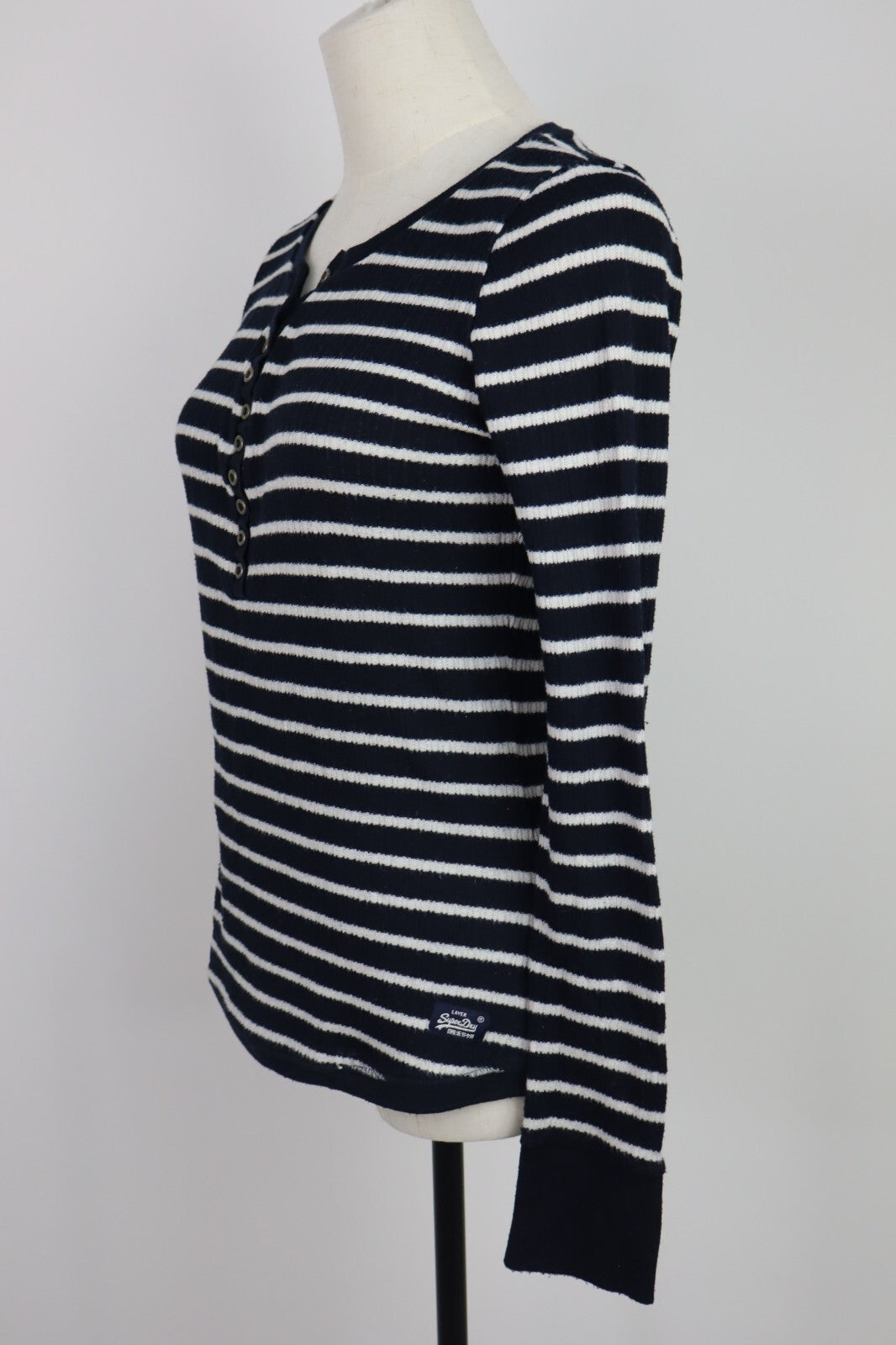 SUPERDRY MAGLIA DONNA TG. L  WOMAN CASUAL VINTAGE T-SHIRT COTONE