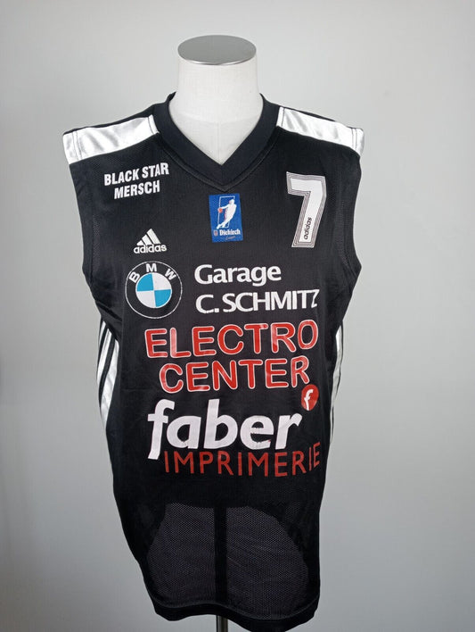 ADIDAS CANOTTA BASKET DIEKIRCH N 7 T-SHIRT SMANICATO UOMO TG L SPORT