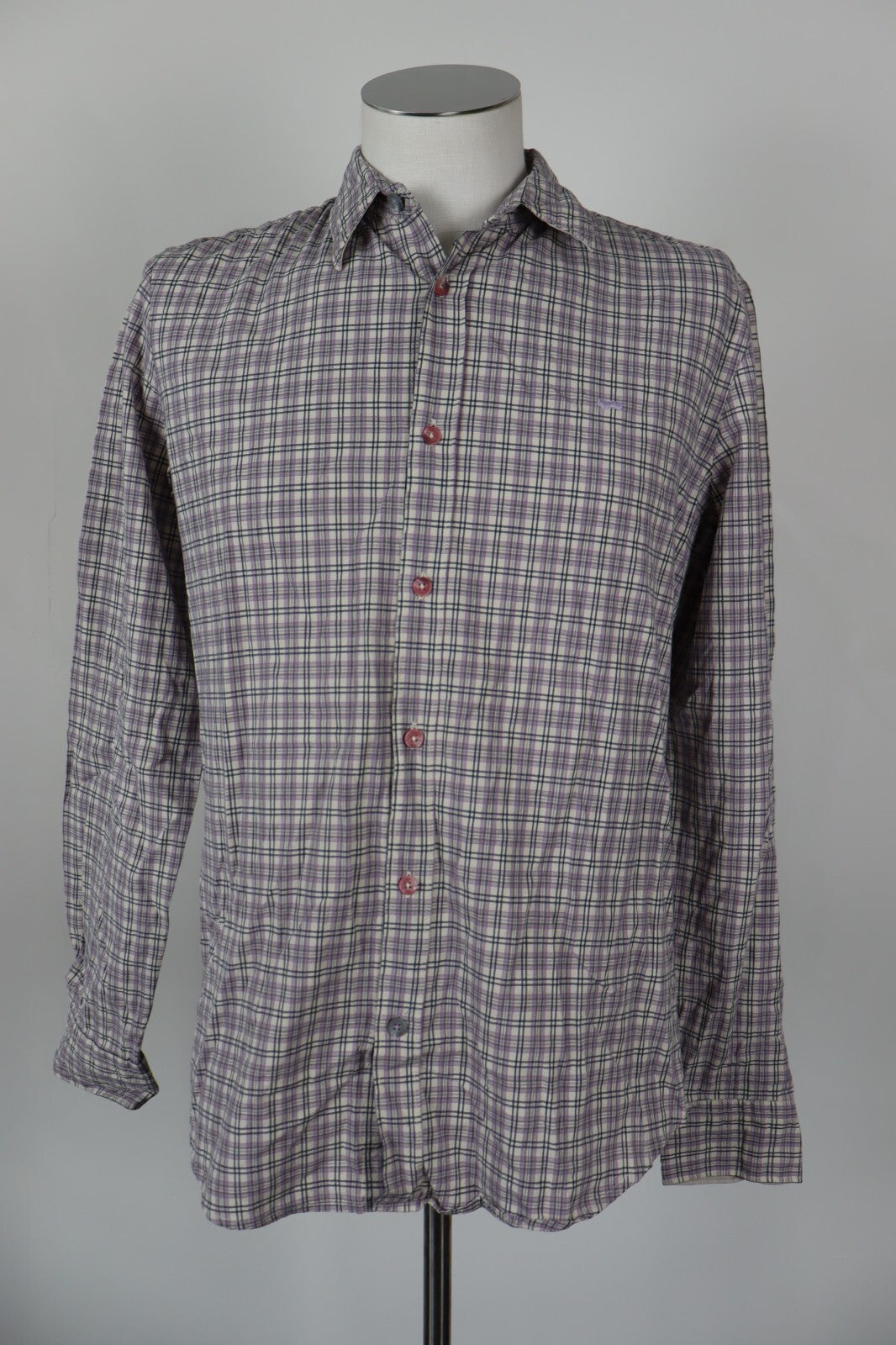 GAS CAMICIA UOMO TG. M MAN CASUAL COTONE VINTAGE SHIRT