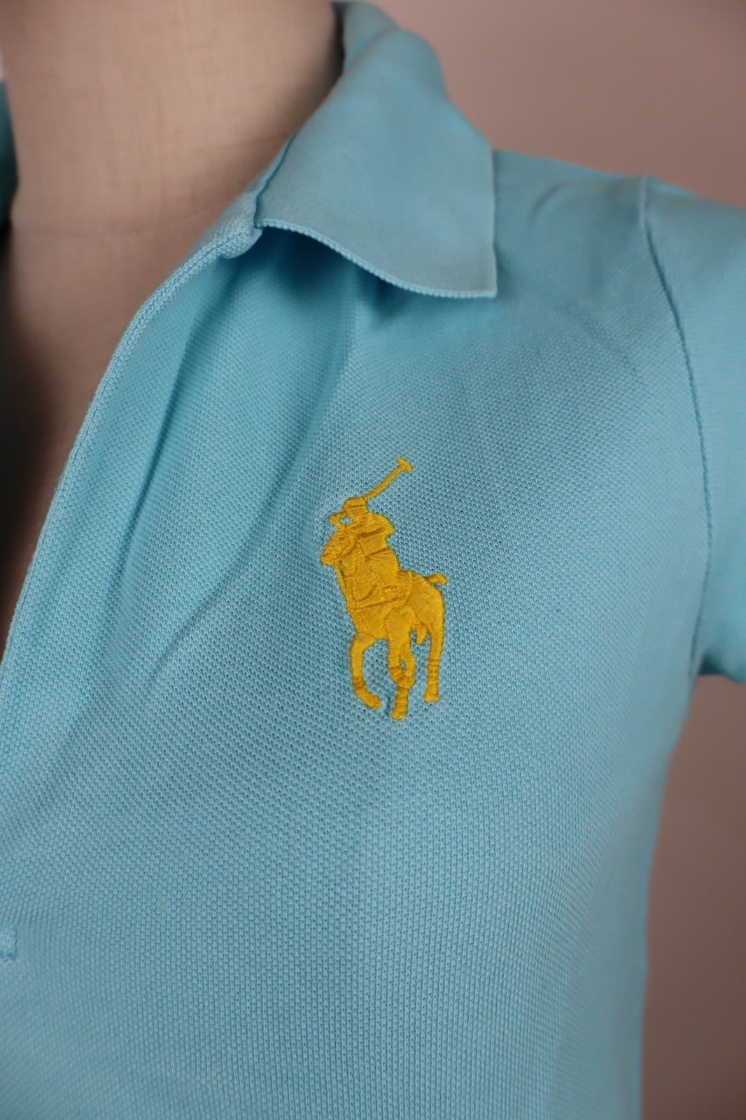 RALPH LAUREN GOLF POLO DONNA MAGLIA COTONE TG S WOMAN SHIRT CASUAL VINTAGE
