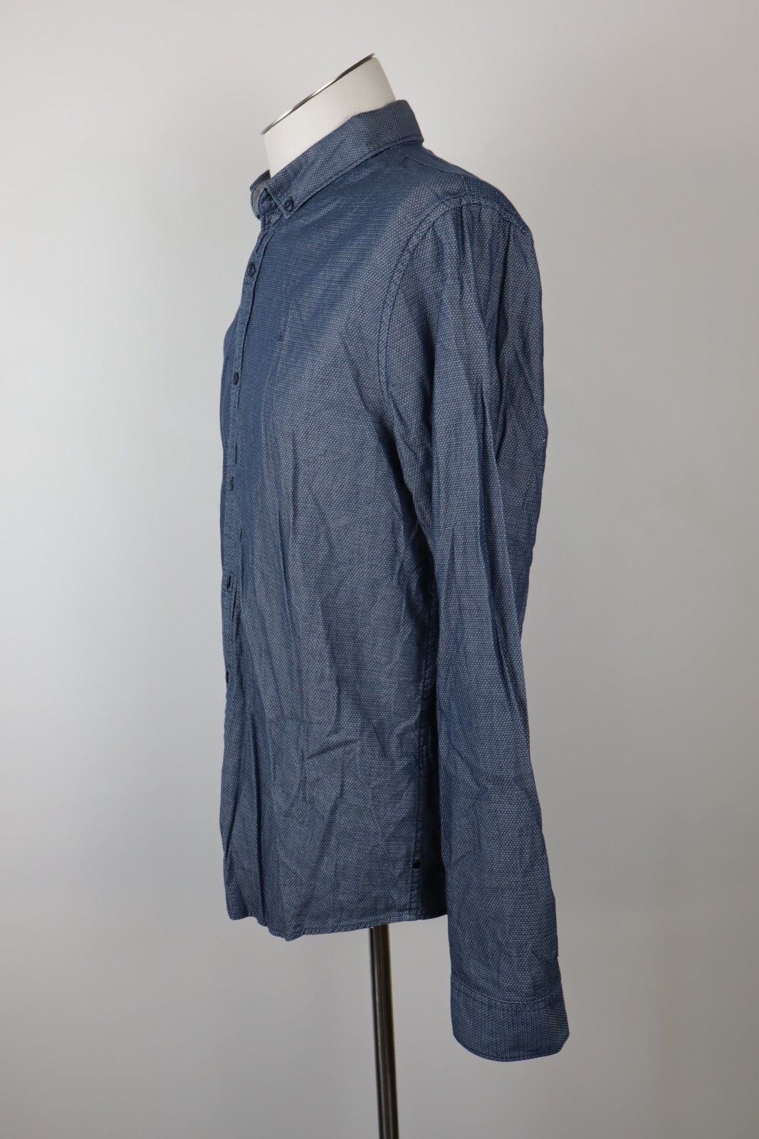 CALVIN KLEIN CK JEANS CAMICIA UOMO TG. L MAN CASUAL VINTAGE SHIRT COTONE LOGO