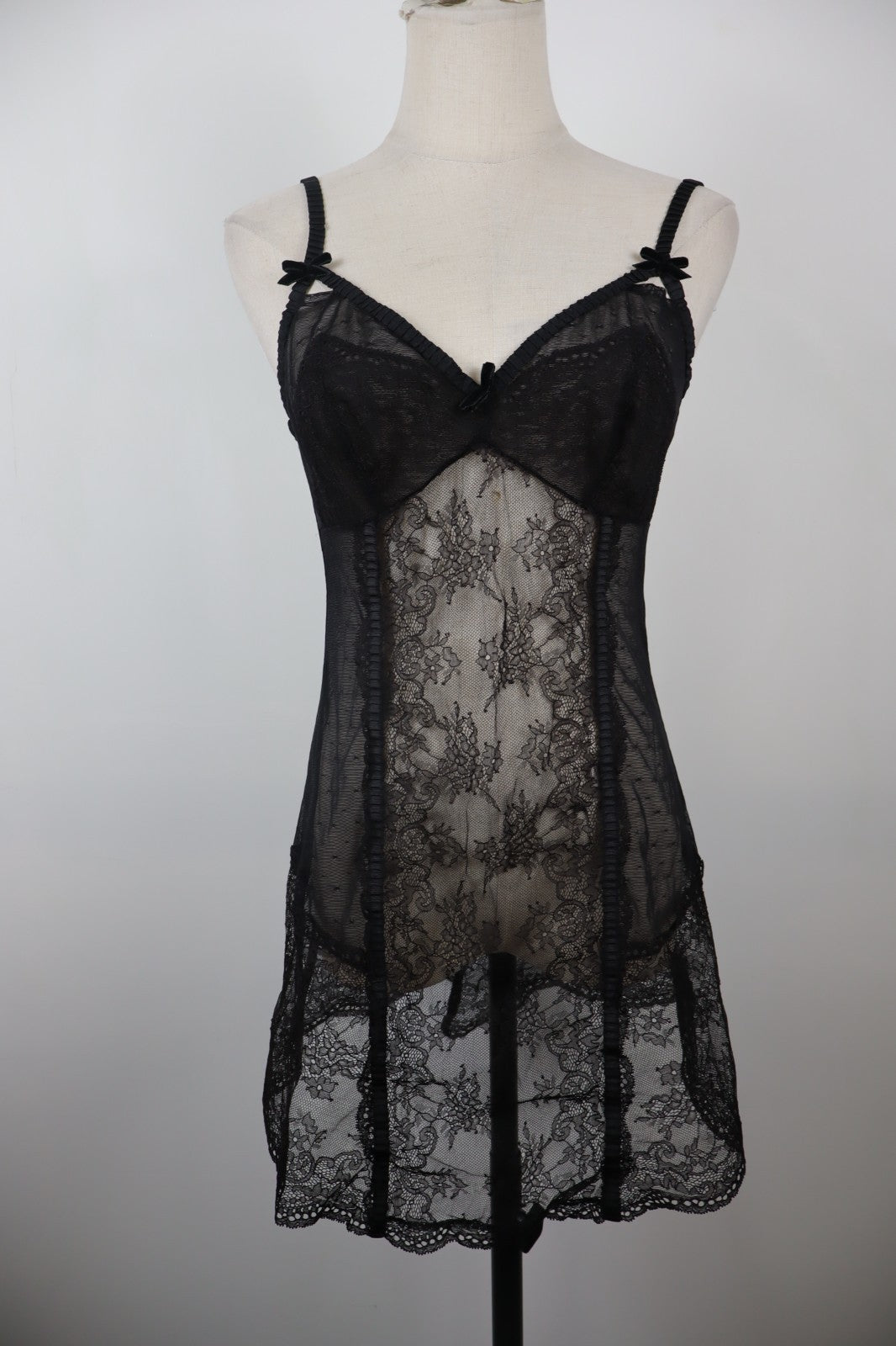 TWINSET SIMONA BARBBIERI LINGERIE SOTTOVESTE INTIMO IN PIZZO DONNA TG M WOMAN