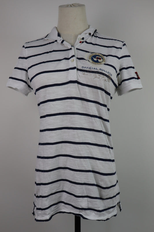 NAPAPIJRI MAGLIA POLO DONNA COTONE TG. M WOMAN SHIRT CASUAL VINTAGE COTTON