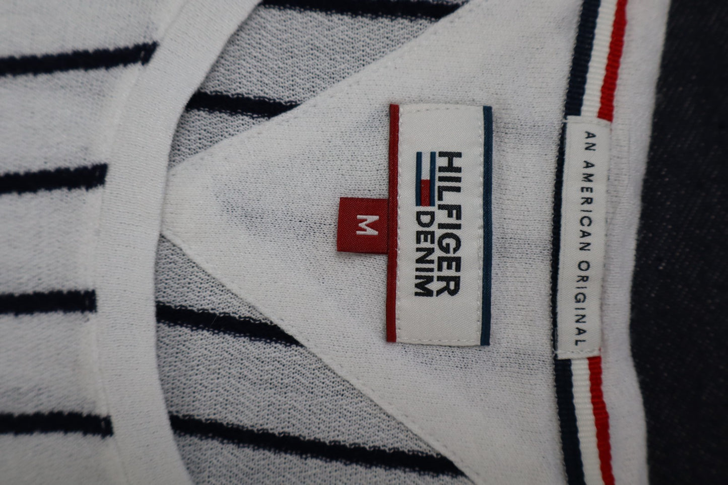 HILFIGER TOMMY DENIM MAGLIA DONNA TG. M WOMAN CASUAL VINTAGE T-SHIRTMANICA ALETT