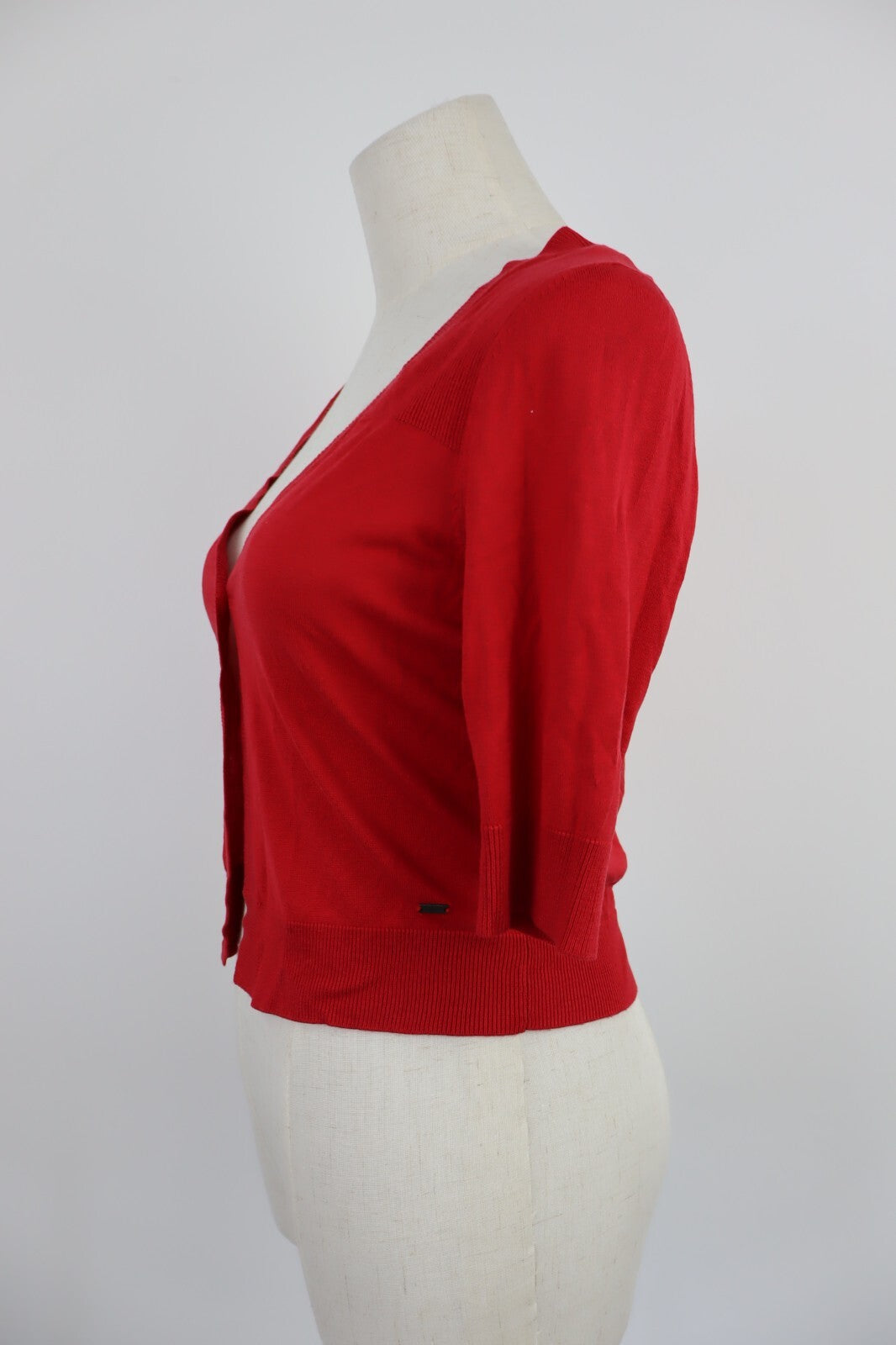 TOMMY HILFIGER CARDIGAN MAGLIONE COPRISPALLA COTONE DONNA Tg. S WOMAN SWEATER