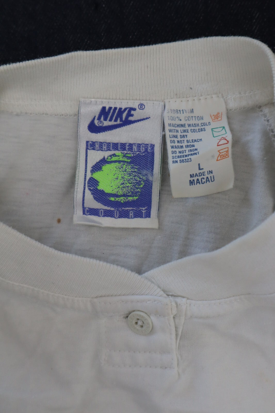 NIKE CHALLENGE MAGLIA DONNA COTONE TG. L WOMAN CASUAL VINTAGE T-SHIRT CROP TOP