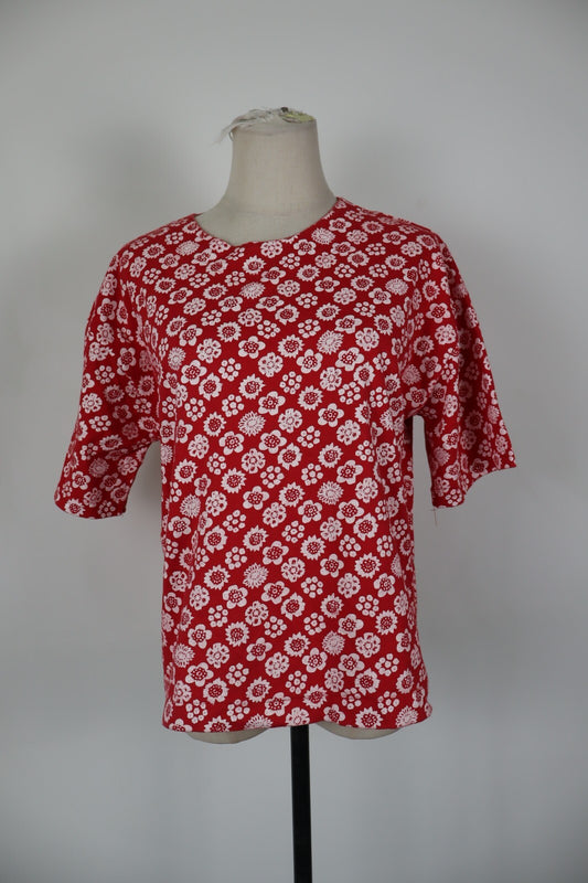 CONTE OF FLORENCE MAGLIA DONNA TG. M WOMAN CASUAL VINTAGE T-SHIRT TOP COTONE