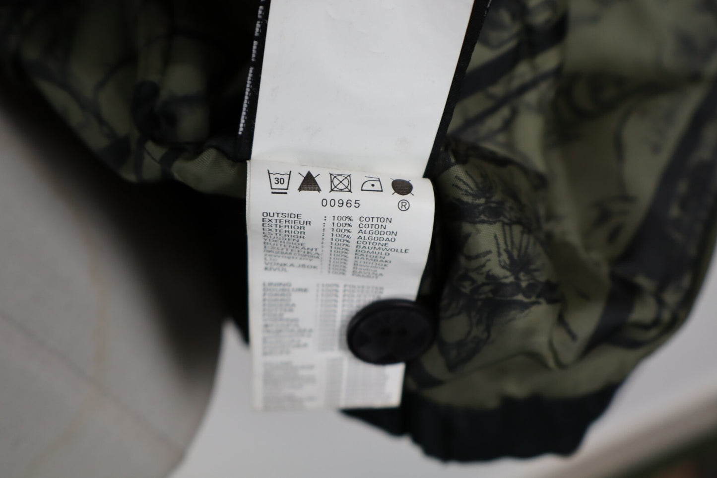 QUIKSILVER GIUBBINO GIACCA UOMO Tg. L MAN CASUAL JACKET VINTAGE