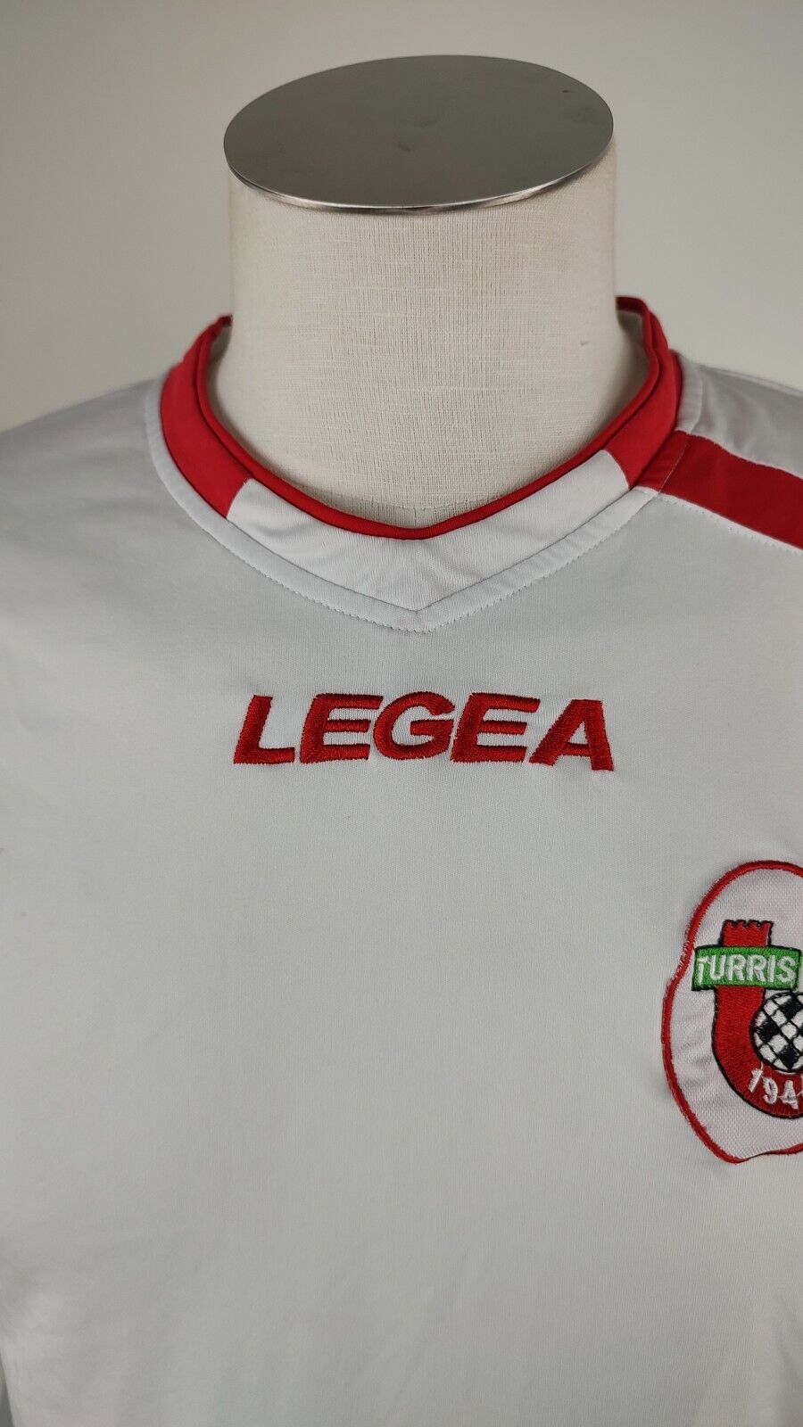 LEGEA TURRIS MAGLIA CALCIO UOMO Tg L SOCCER JERSEY VINTAGE