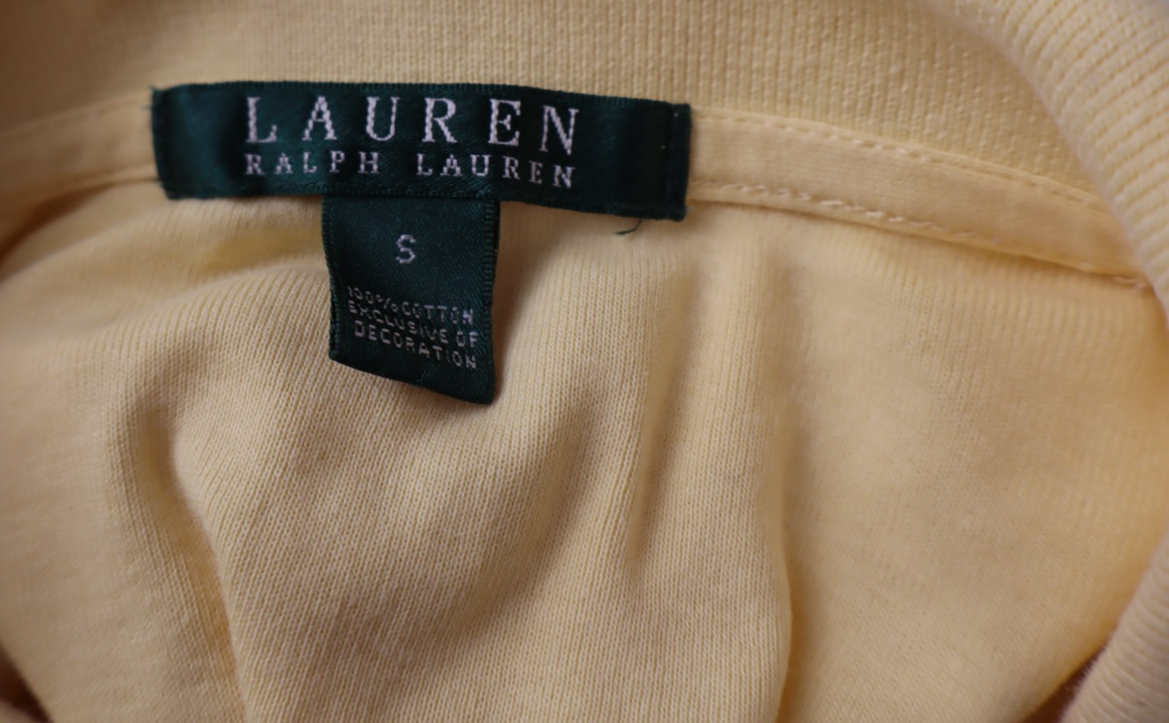 RALPH LAUREN POLO MAGLIA DONNA COTONE TG. S WOMAN SHIRT CASUAL VINTAGE COTTON