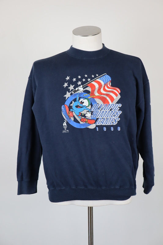 CHAMPION ATLANTA 96 FELPA RAGAZZO 11 12 ANNI SPORT BOY SWEATSHIRT CASUAL VINTAGE