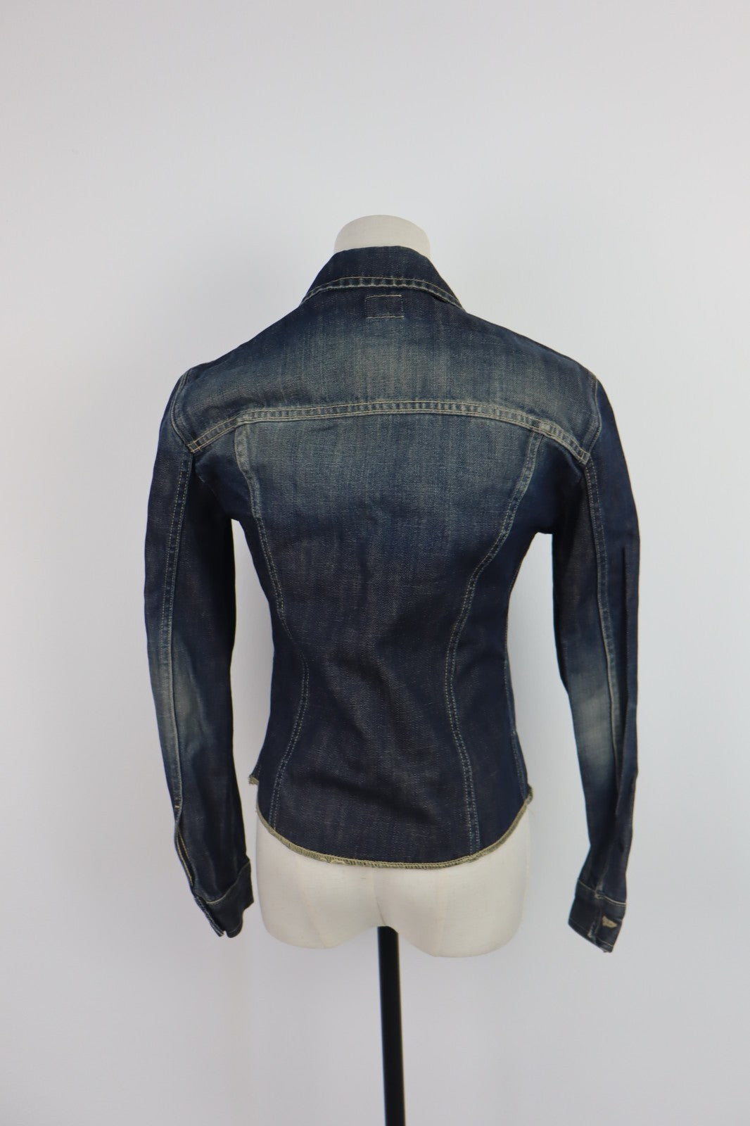 CALVIN KLEIN JEANS GIUBBINO DONNA Tg. S WOMAN CASUAL JACKET COTONE COTTON DENIM