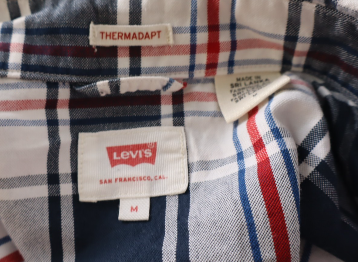 LEVI'S SAN FRANCISCO CAMICIA UOMO TG M MAN CASUAL COTONE VINTAGE SHIRT COTTON