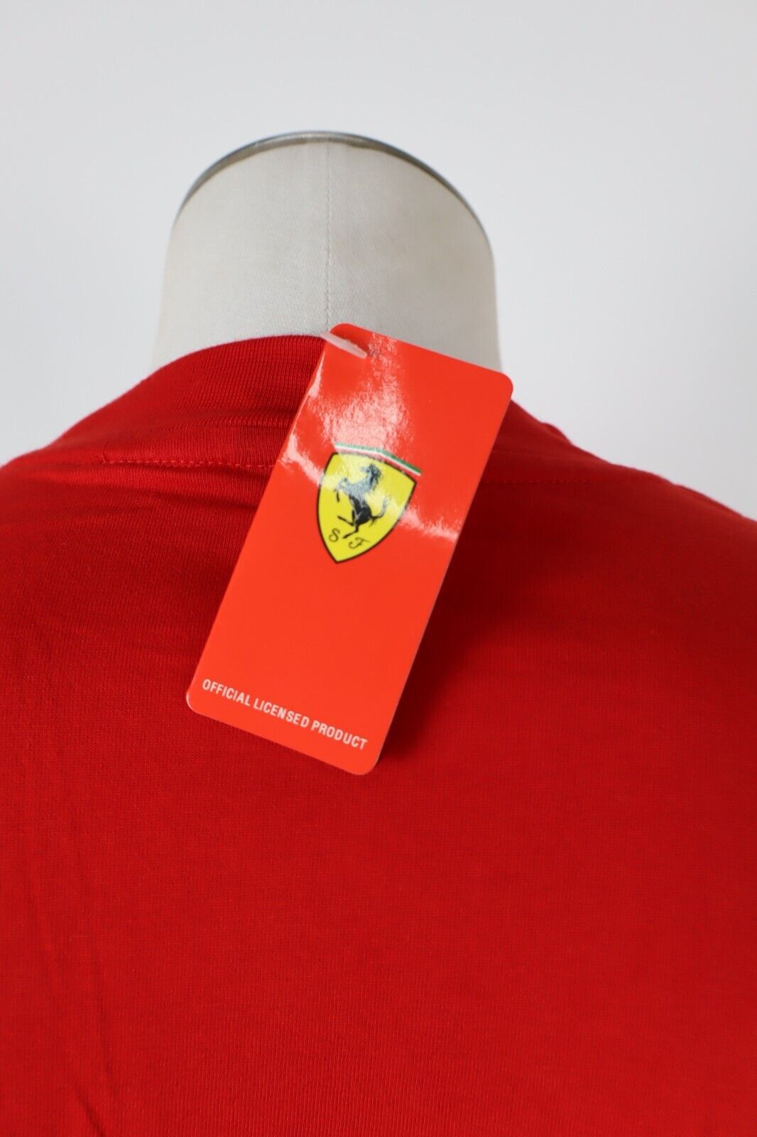 FERRARI SCUDERIA MAGLIA UOMO TG S MAN T-SHIRT SPORT CASUAL VINTAGE CON TAG