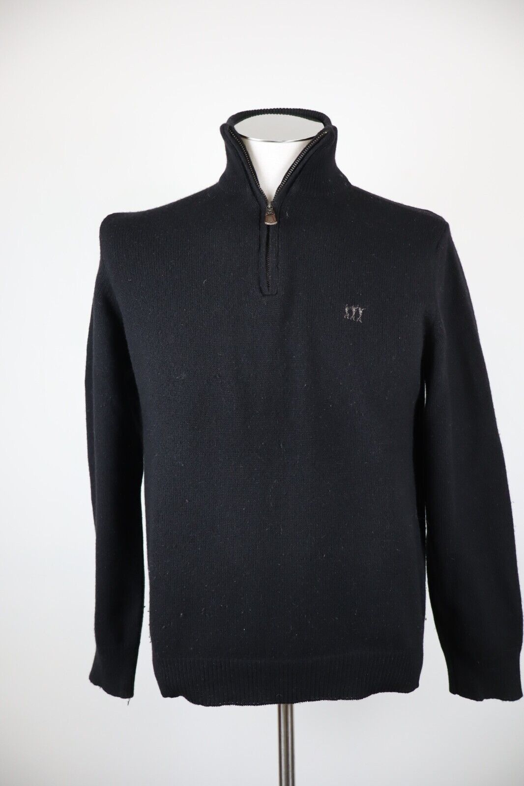 HENRY COTTON'S MAGLIONE WOOL LANA VINTAGE UOMO Tg. M MAN SWEATER CASUAL