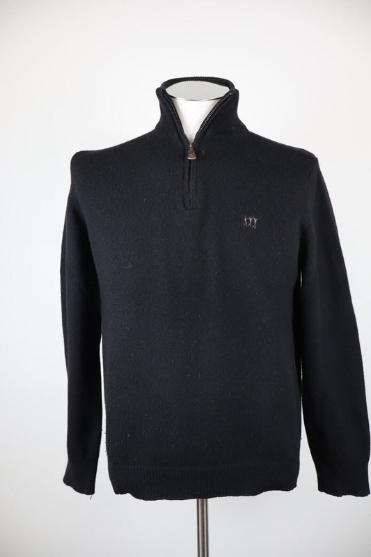 HENRY COTTON'S MAGLIONE WOOL LANA VINTAGE UOMO Tg. M MAN SWEATER CASUAL