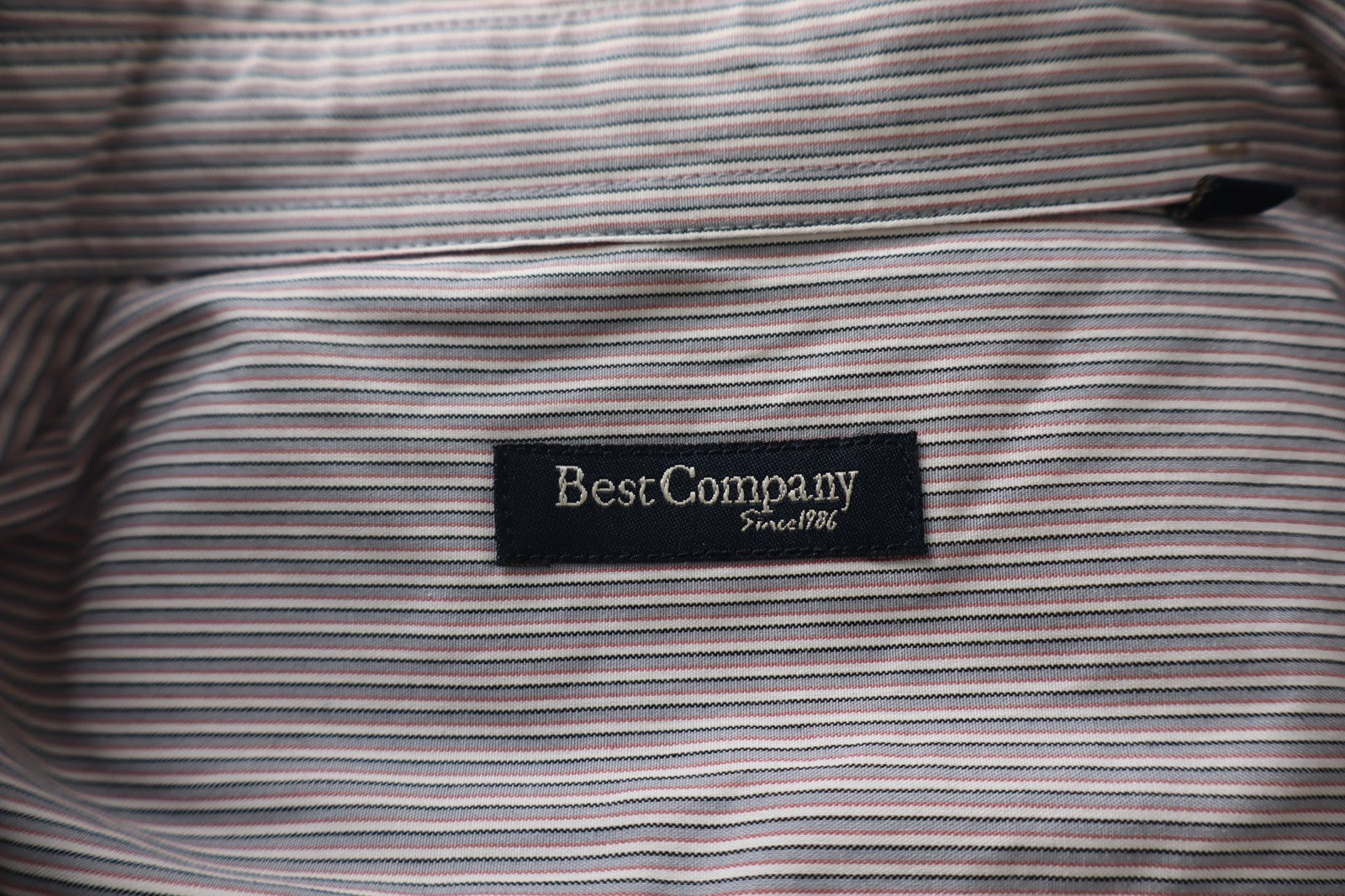 BEST COMPANY CAMICIA UOMO COTONE TG. L MAN CASUAL VINTAGE COTTON SHIRT A RIGHE