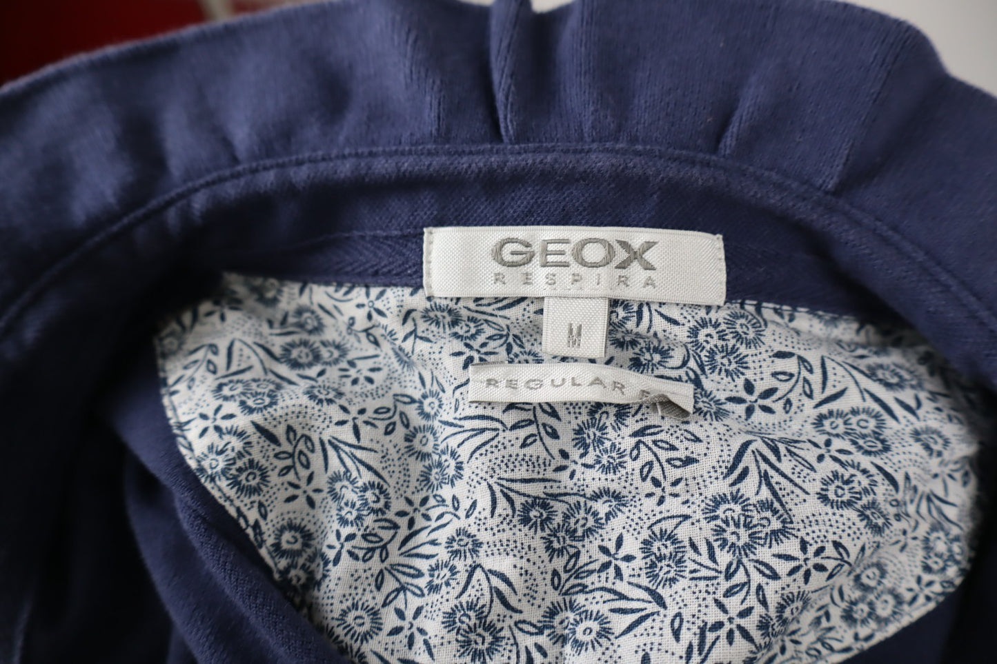 GEOX POLO MAGLIA T-SHIRT DONNA COTONE TG. M WOMAN CASUAL VINTAGE COTTON BLU