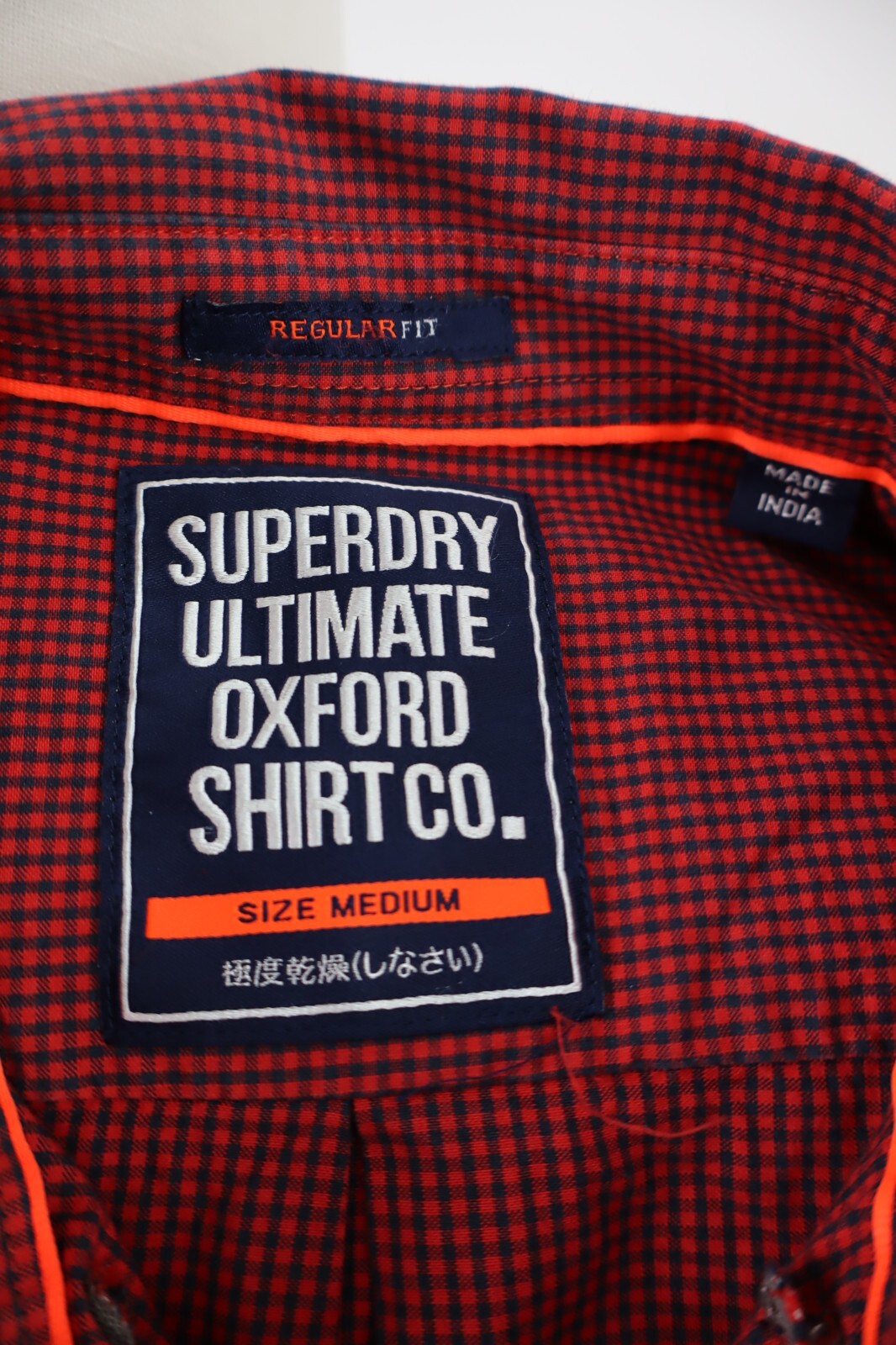 SUPERDRY CAMICIA COTONE SHIRT UOMO Tg M MAN VINTAGE CASUAL COTTON