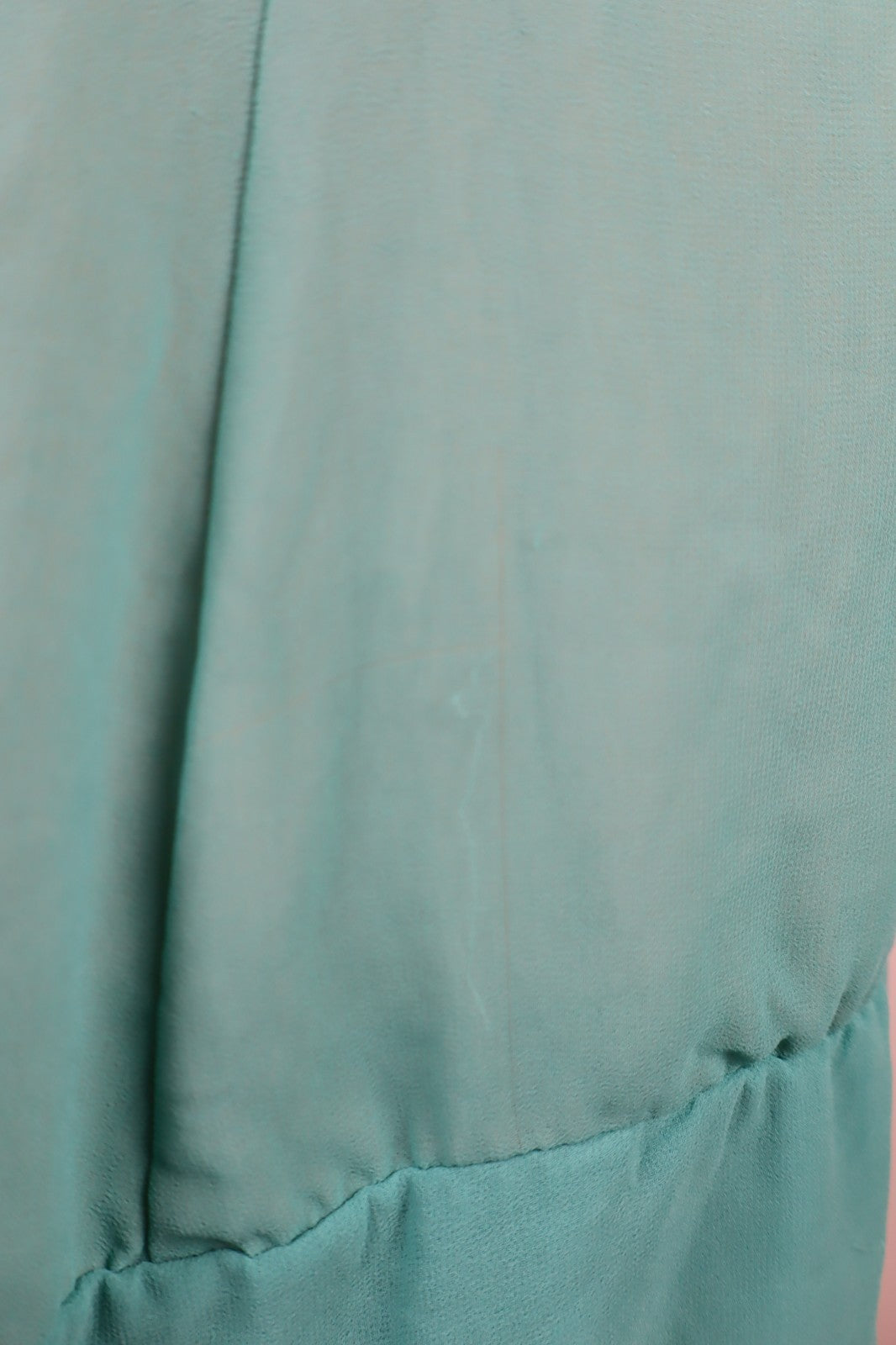 FORNARINA VESTITO ABITO BRETELLE DONNA TG. L WOMAN CASUAL VINTAGE DRESS VERDE