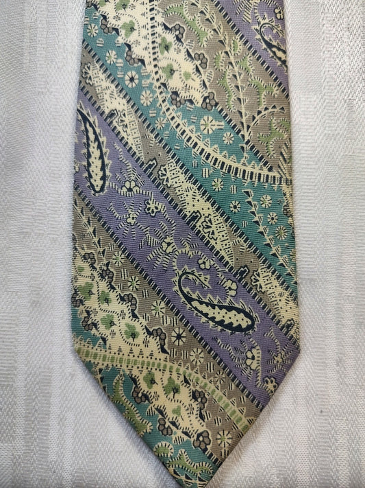 GUY LAROCHE 100% SILK TIE SETA CRAVATTA NECKTIE MADE IN ITALY CLASSIC