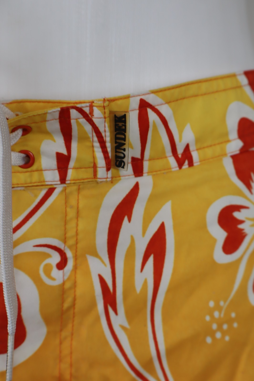 SUNDEK COSTUME PANTALONCINO MARE UOMO TG 32 MAN SWIMSUIT VINTAGE CASUAL SURF