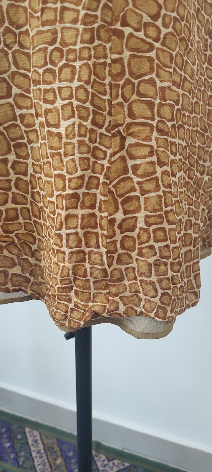 MARELLA VESTITO DONNA TG. 40 WOMAN CASUAL VINTAGE DRESS LINO