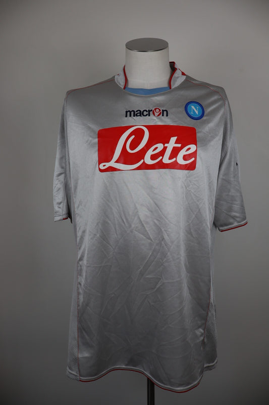 MACRON NAPOLI MAGLIA CALCIO UOMO Tg XXL SOCCER TRIKOT MAN JERSEY T-SHIRT SPORT