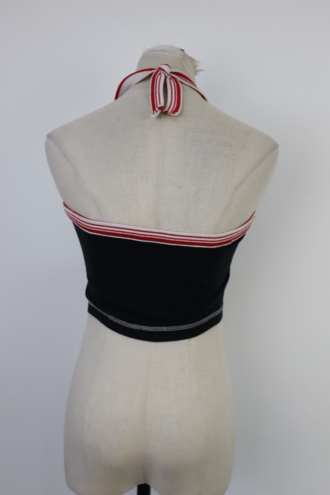 MAGLIA CROP TOP DONNA M WOMAN T-SHIRT STREETWEAR STAMPA LOGO URBAN Y2K 2000'S