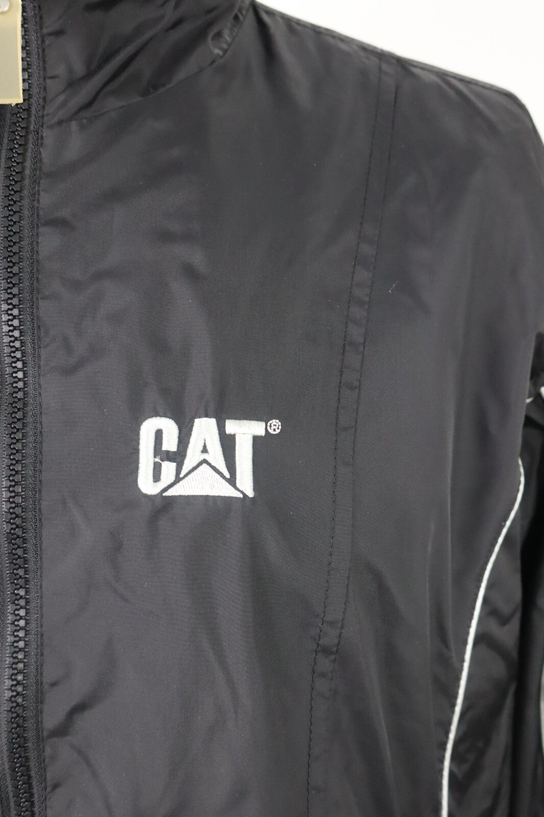 CATERPILLAR GIUBBINO IMPERMEABILE UOMO L MAN GIACCA VINTAGE SPORT RICHIUDIBILE