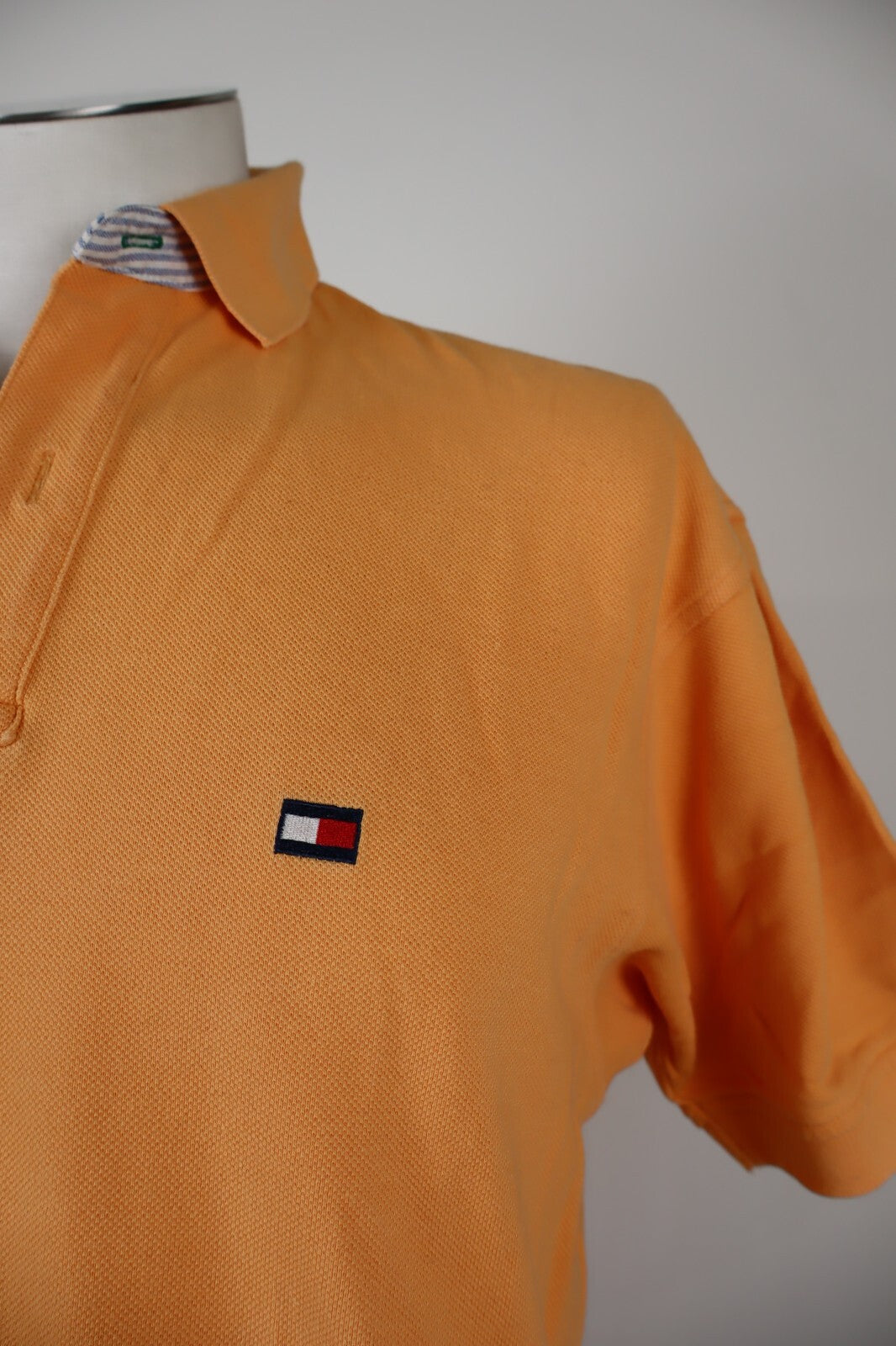 TOMMY HILFIGER MAGLIA UOMO COTONE TG. S MAN COTTON POLO SHIRT CASUAL VINTAGE