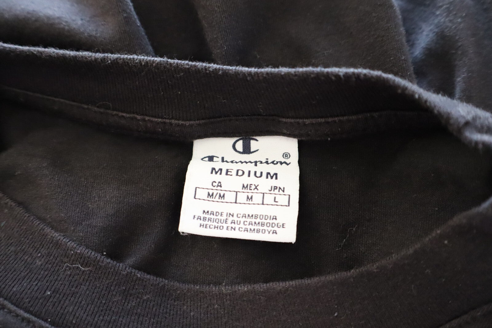 CHAMPION MAGLIA DONNA TG. M WOMAN T-SHIRT CASUAL VINTAGE COTONE COTTON