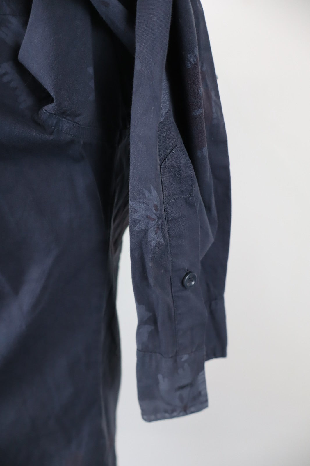 HUGO BOSS CAMICIA COTONE UOMO TG. M MAN CASUAL VINTAGE SHIRT FLOREALE